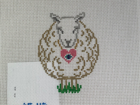 Anne Fisher Needlepoint AF43 I Love Ewe Sale