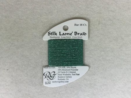 Silk Lame Braid SL252 Caribbean Green Online